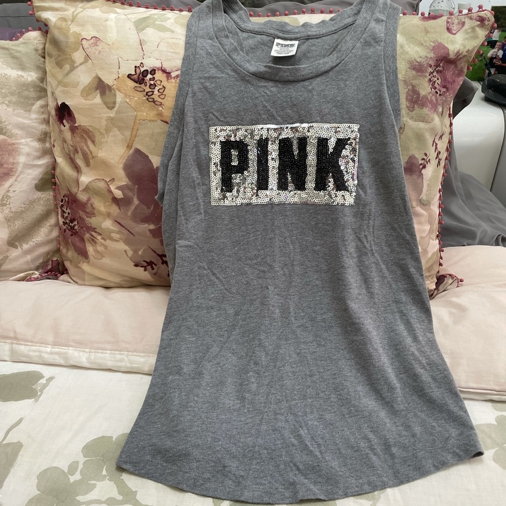 Victoria’s Secret pink Bling tank top